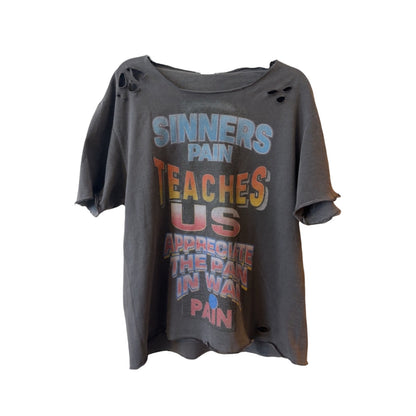 A Sinners Lesson Vintage Skater Tee
