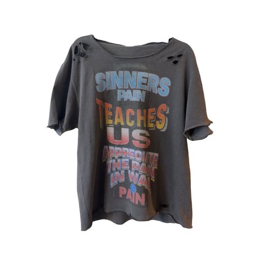 A Sinners Lesson Vintage Skater Tee