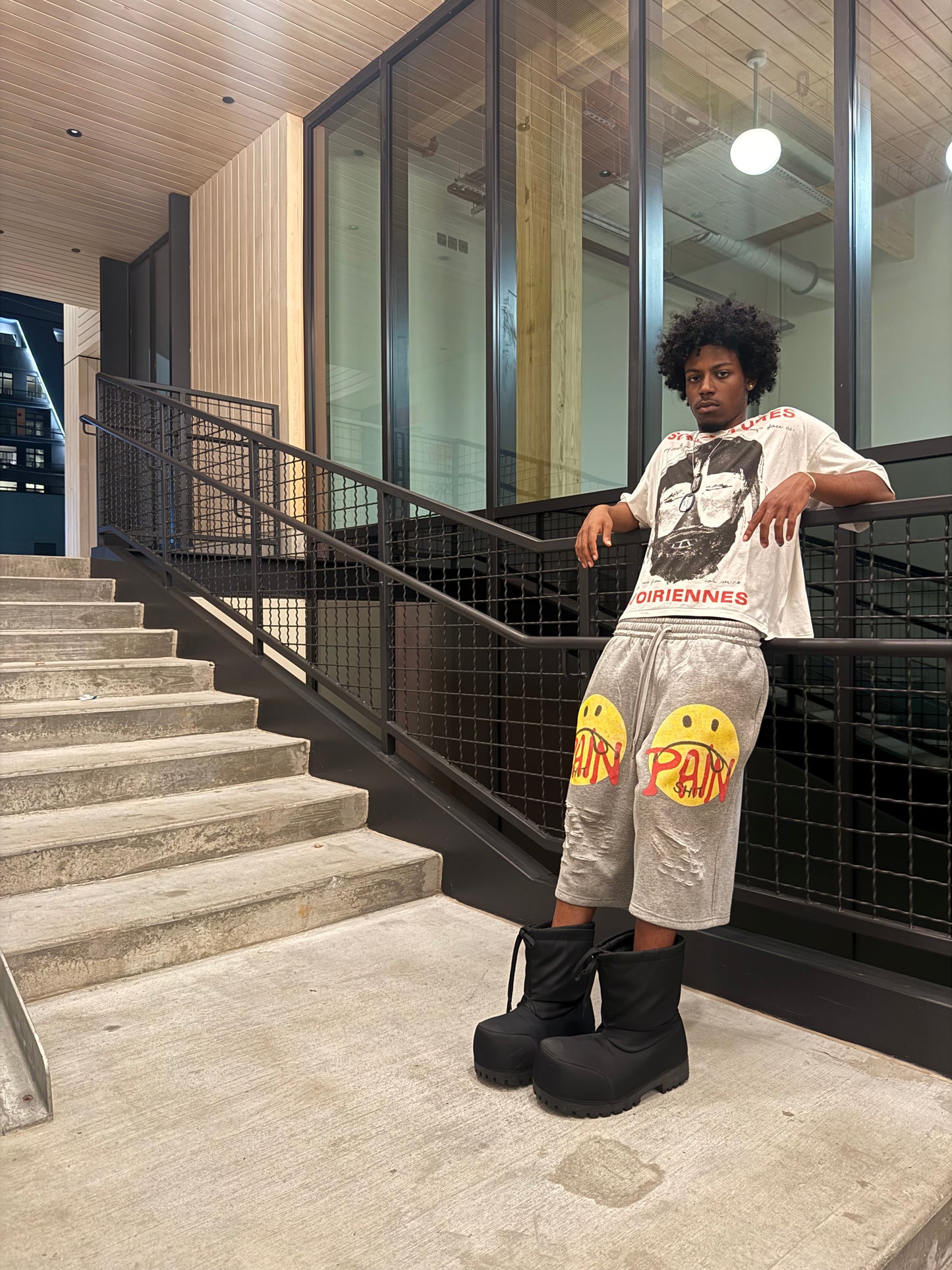 Pain 3/4 Shorts